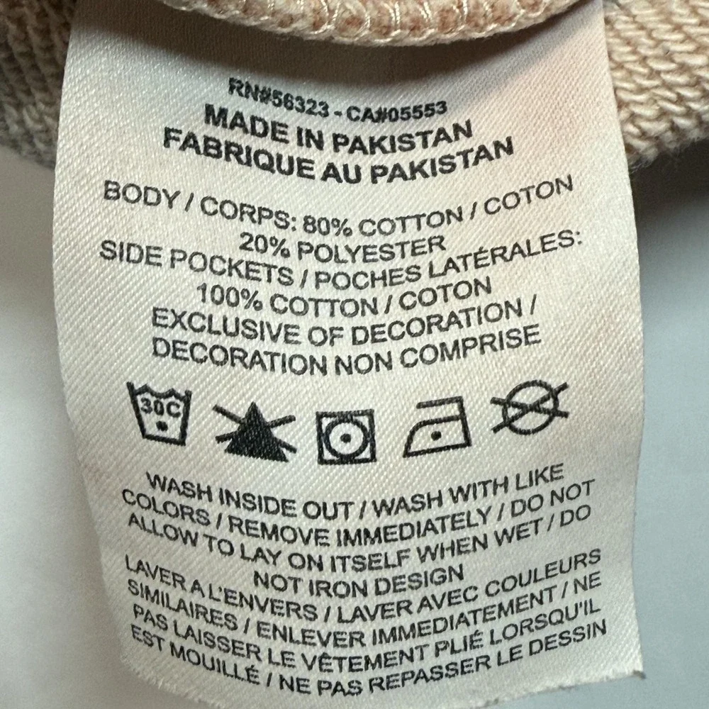 Nike Shorts Youth Small Beige Pink Tie Dye French Terry Beaverton With‎ Daisy